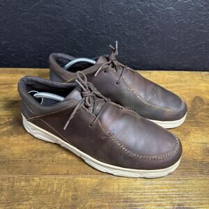 Irish Setter Traveler Shoes Mens Size 9.5 Brown Leather Moc‎ Toe Hunt Red Wing